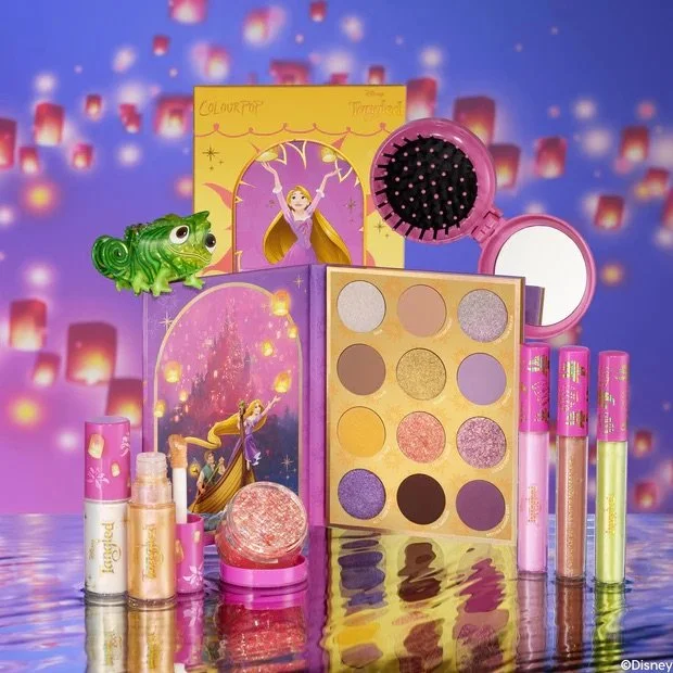 Disney Princess トゥインクルレインボーパレット6種コンプリート Disney Tangled ColourPop Collection — EXTRA MAGIC MINUTES